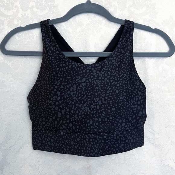 Fabletics Gray & Black No-Bounce High Impact Sports Bra Size S (See Description) - Picture 2 of 8